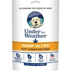 Under the Weather Hemp Chews Ultra Chewy Dog Supplements - 30 Count