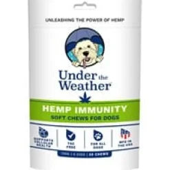 Under the Weather Hemp Chews Immunity Chewy Dog Supplements - 30 Count
