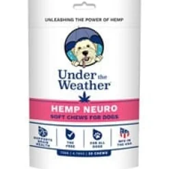 Under the Weather Hemp Chews Neuro Chewy Dog Supplements - 30 Count