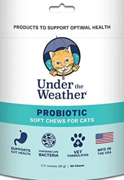 Under the Weather Probiotic Chewy Cat Supplements - 60 Count