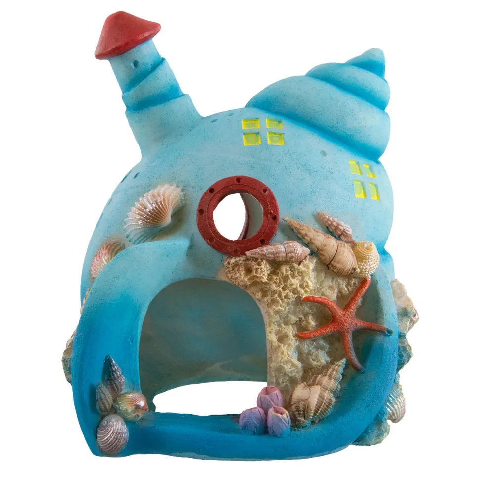 Underwater Treasures Blue Snail Castle