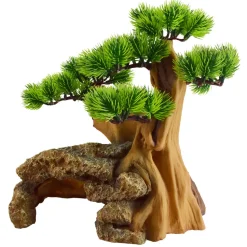 Underwater Treasures Bonsai Tree with Cave