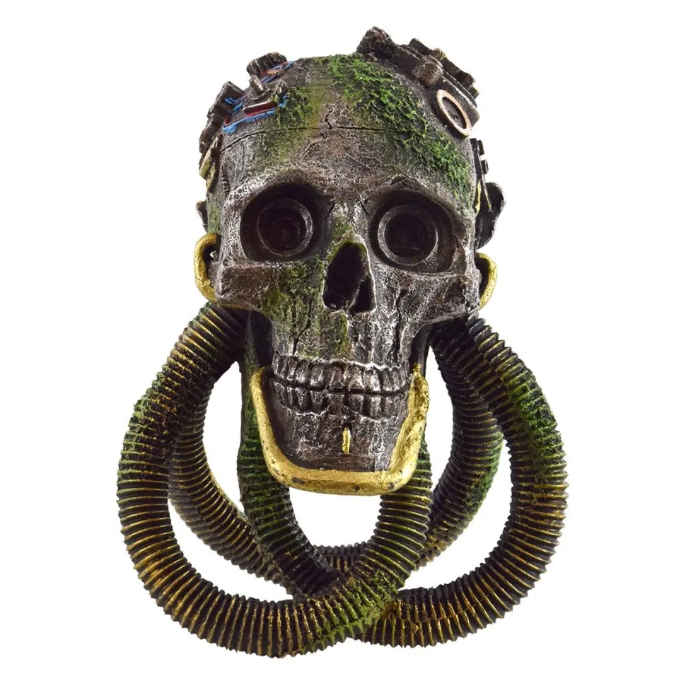 Underwater Treasures Breathing Skull