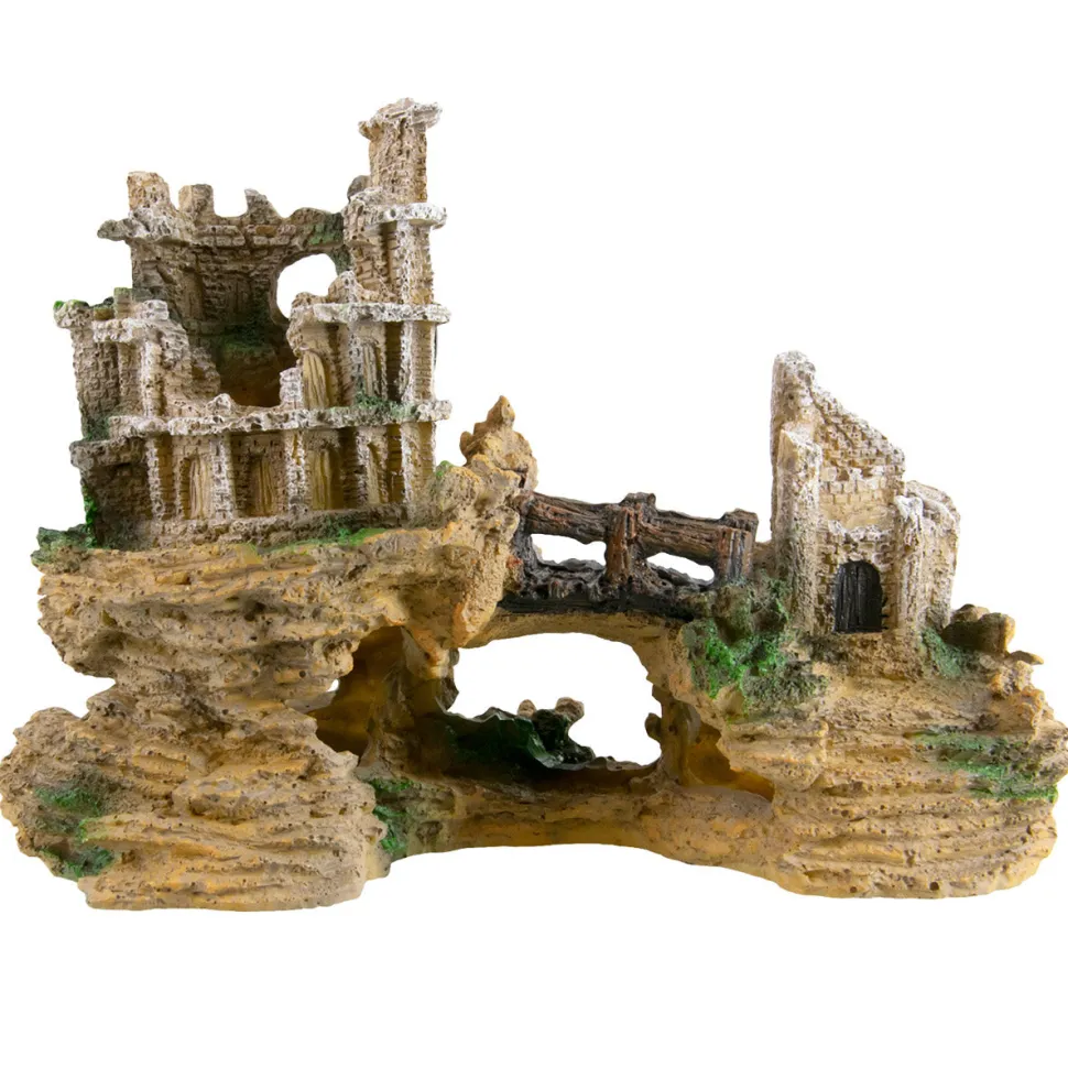 Underwater Treasures Castle On Island