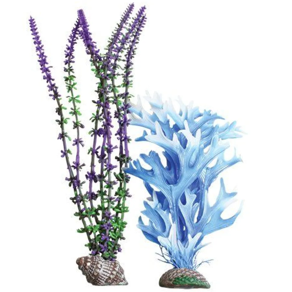 Underwater Treasures Deep Ocean Plant Combo - 2 pk