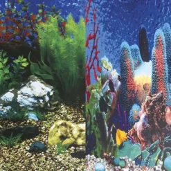 Underwater Treasures Hawaii Blue/Show Reef Reversible Background - 20" - Sold by the Foot - 50 Feet