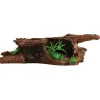 Underwater Treasures Log with Plants