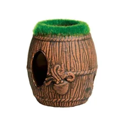 Underwater Treasures Mossy Barrel Hideout - Single