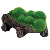 Underwater Treasures Mossy Log Cave with Airstone