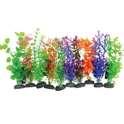 Underwater Treasures Plant on Rock Mixed - Medium - 10 pk