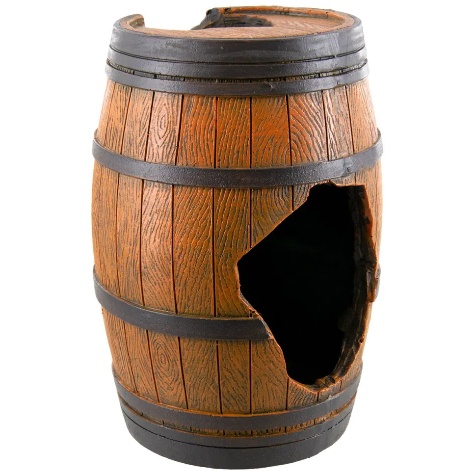 Underwater Treasures Rum Barrel with Hole