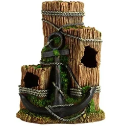 Underwater Treasures Wood with Anchor - Large