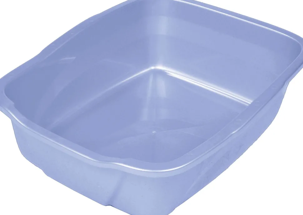 Van Ness Cat Litter Pan - Blue - Small