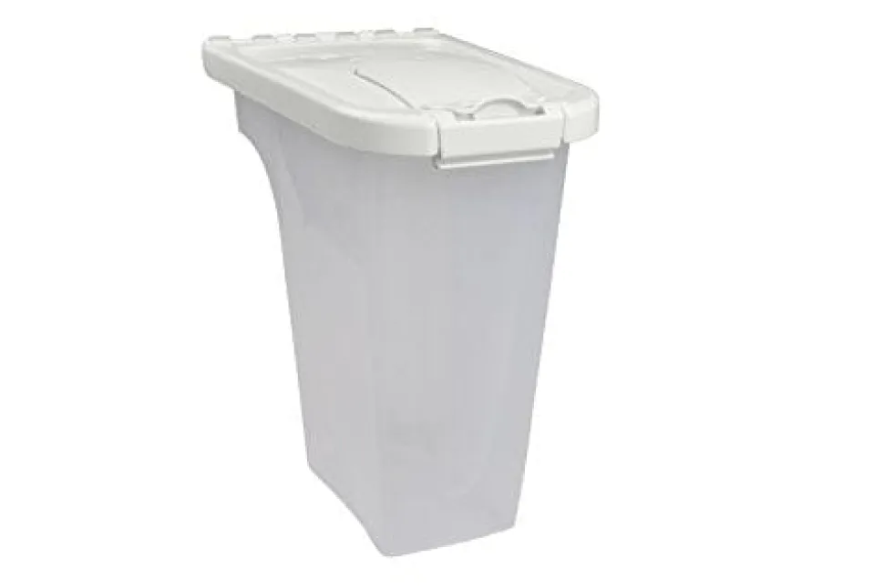 Van Ness Pet Food Dispenser with Flip Open Pet Food Storage - 4 Lbs