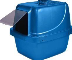 Van Ness Sifting Enclosed Cat Litter Pan - Blue - X tr Giant