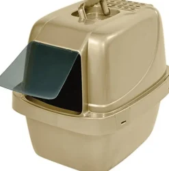 Van Ness Sifting Enclosed Cat Litter Pan - Gold - Large
