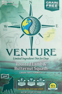 Venture Limited Ingredient Diet Grain-Free Dry Dog Food - Lamb - 25 Lbs