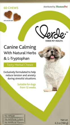 Verde Canine Calming Formula Dog Supplements - 60 Count - 6.3 oz