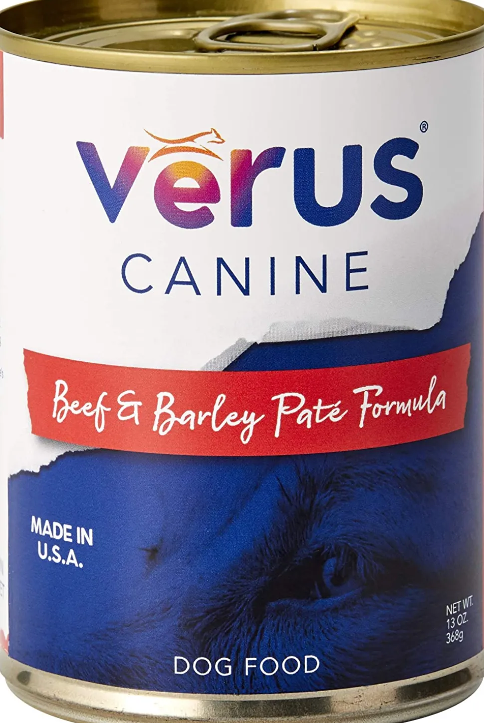 Verus Beef & Barley Canned Dog Food - 13.2 oz Cans - Case of 12