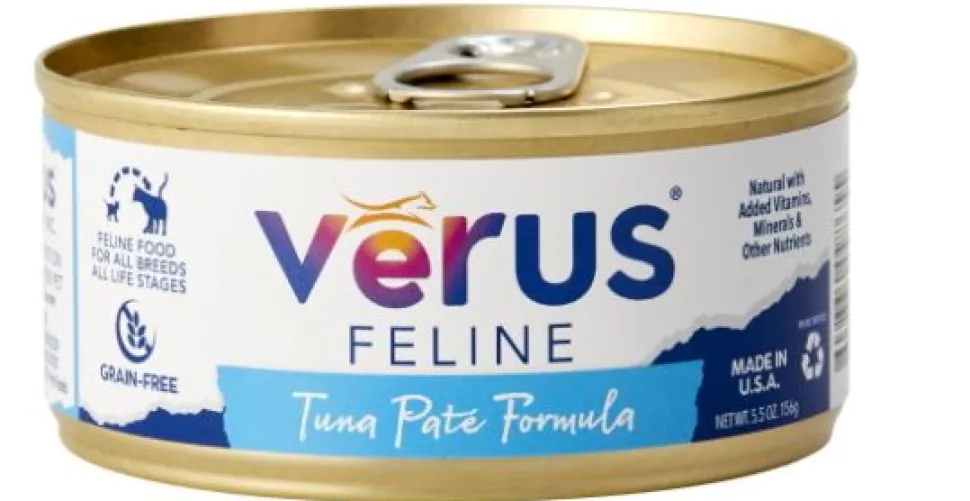 Verus Grain-Free Tuna Canned Cat Food - 5.5 oz Case - Case of 24