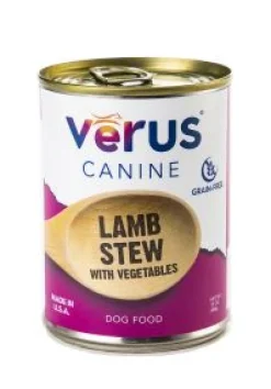 Verus Lamb Stew with Vegetables Canned Dog Food - 13 oz Can - Case of 12
