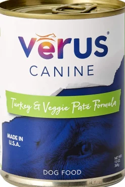 Verus Turkey & Veggie Canned Dog Food - 13 oz Cans - Case of 12