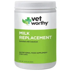 Vet Worthy First Aid Milk Replacement Powder Cat Healthcare - 12 oz Jar