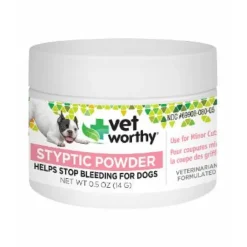Vet Worthy First Aid Styptic Powder For Dogs - 0.5 oz Bottle