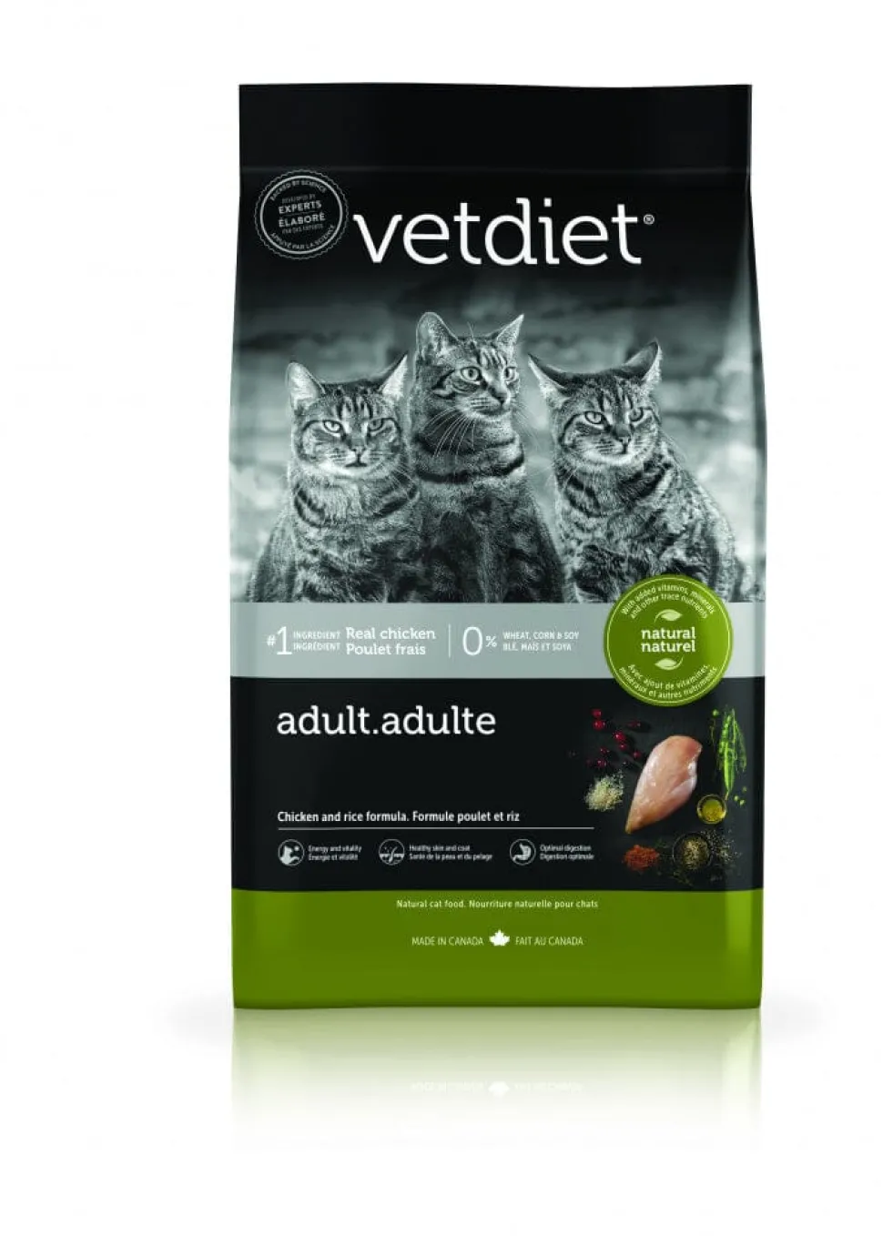 Vetdiet Chicken & Rice Formula Adult Dry Cat Food