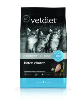 Vetdiet Chicken & Rice Formula Dry Kitten Food