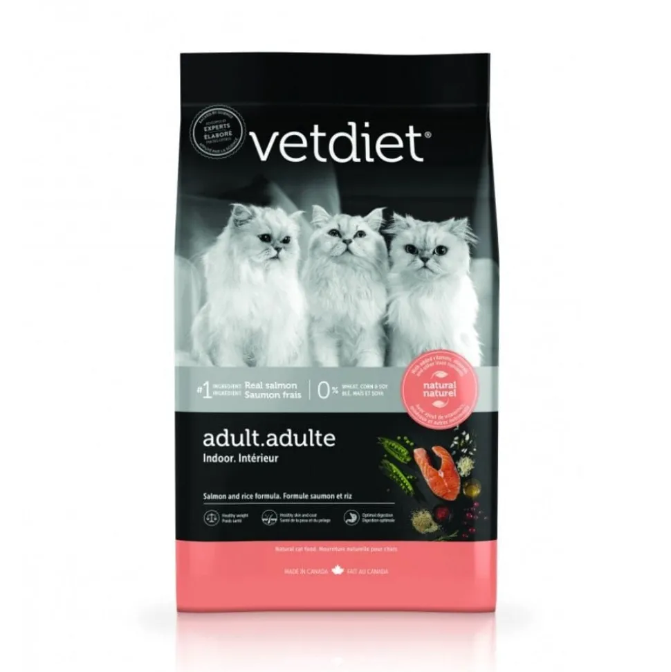 Vetdiet Salmon & Rice Formula Adult Indoor Dry Cat Food