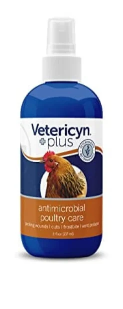 Vetericyn Plus Antimicrobial Poultry Care Veterinary Supplies Sprays/Daubers - 8 Oz