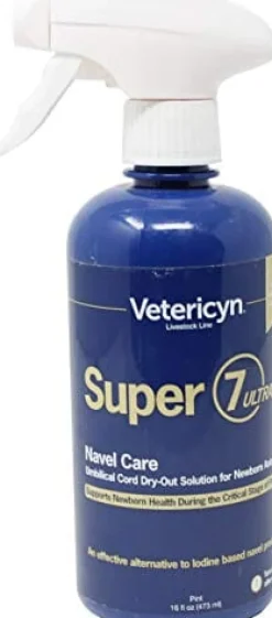 Vetericyn Super 7 Ultra Navel Care Veterinary Supplies Sprays/Daubers - 16 Oz