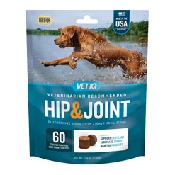 VETIQ Hip and Joint Chicken Flavored Soft Chew Dog Supplements - 60 Count