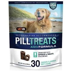 Vetiq Vetiq Pill Treats Adv Formula USA Soft Chews Pill Stuffing Pet Treats - Chicken - 30 Count