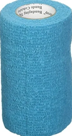 Vetrap Bandaging Tape - Teal - 4 In X 5 Yd - 18 Pack