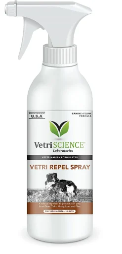Vetriscience Labs VetriRepel Flea and Tick Spray For Dogs and Cats - 16 oz Bottle
