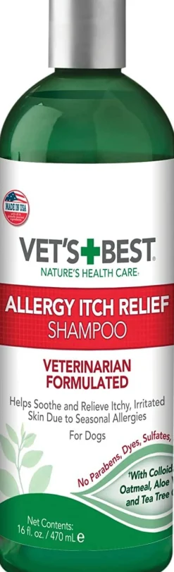 Vet's Best Allergy Itch Relief Dog Shampoo - 16 oz