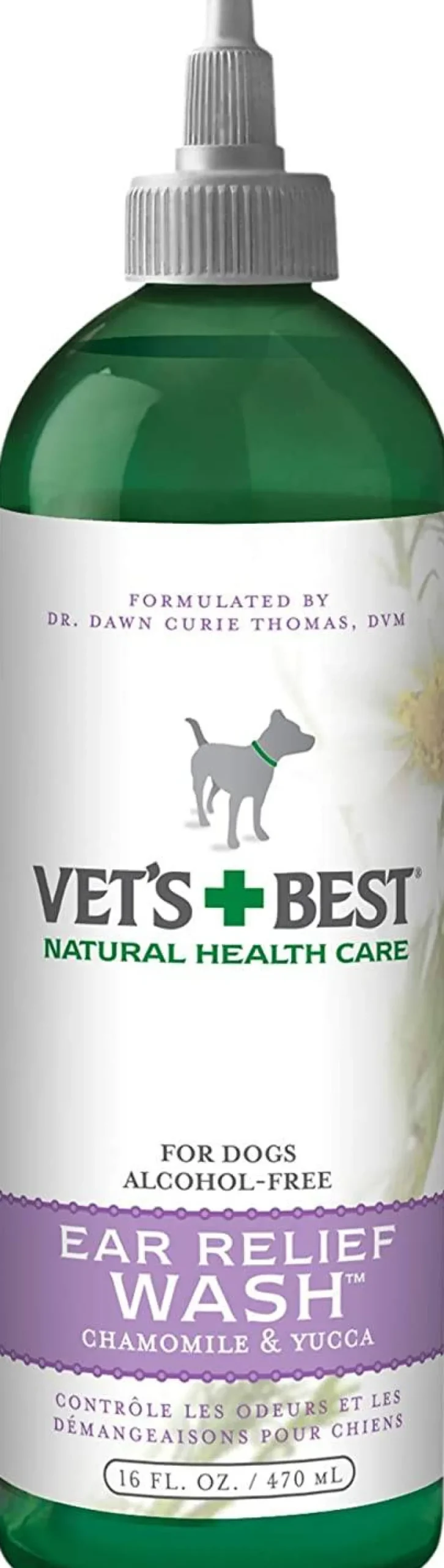 Vet's Best Ear Relief Wash Dog and Cat Ear Wash Relief - 16 oz
