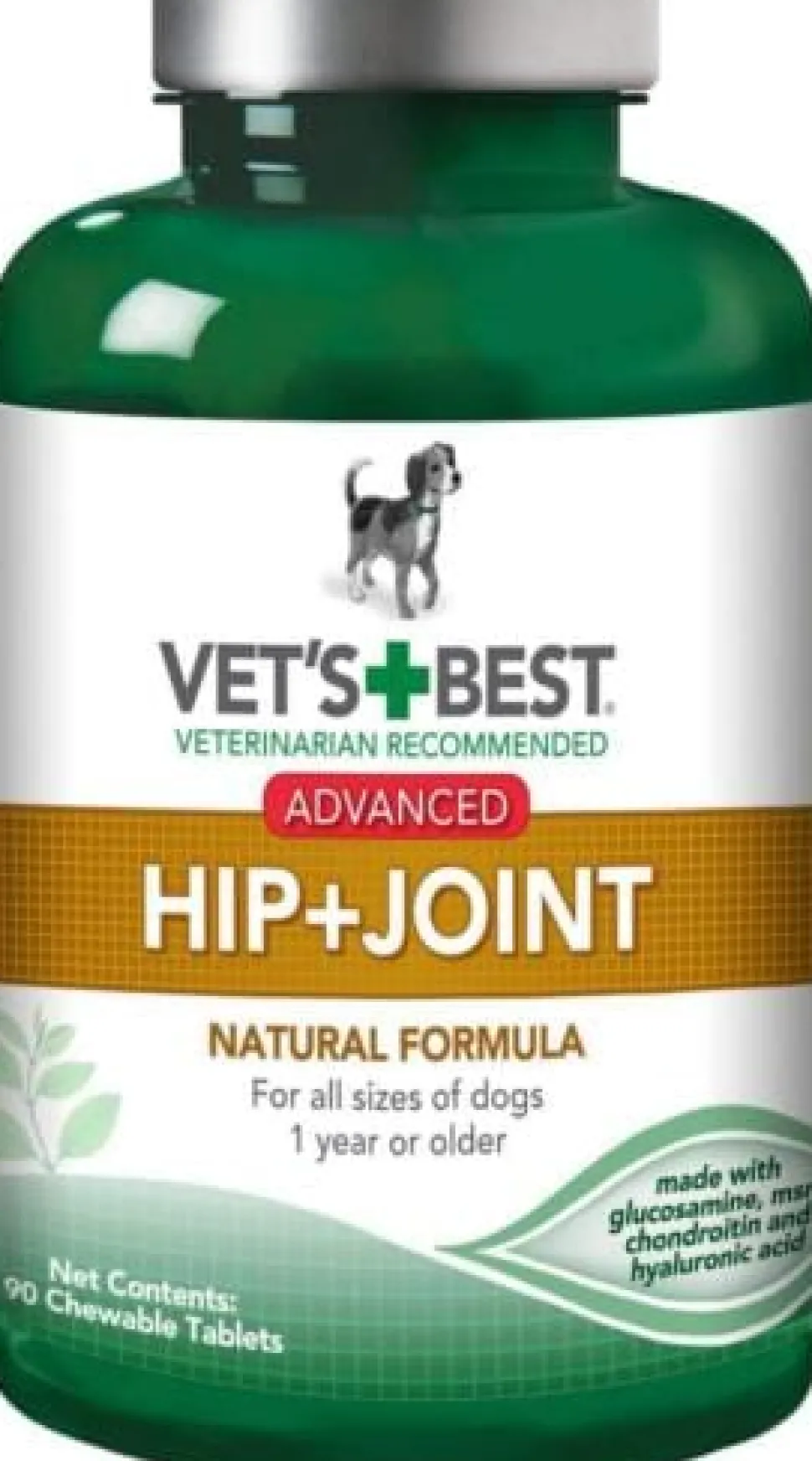 Vet's Best Level 3 Advanced Hip & Joint Dog Supplements - 90 Tablets