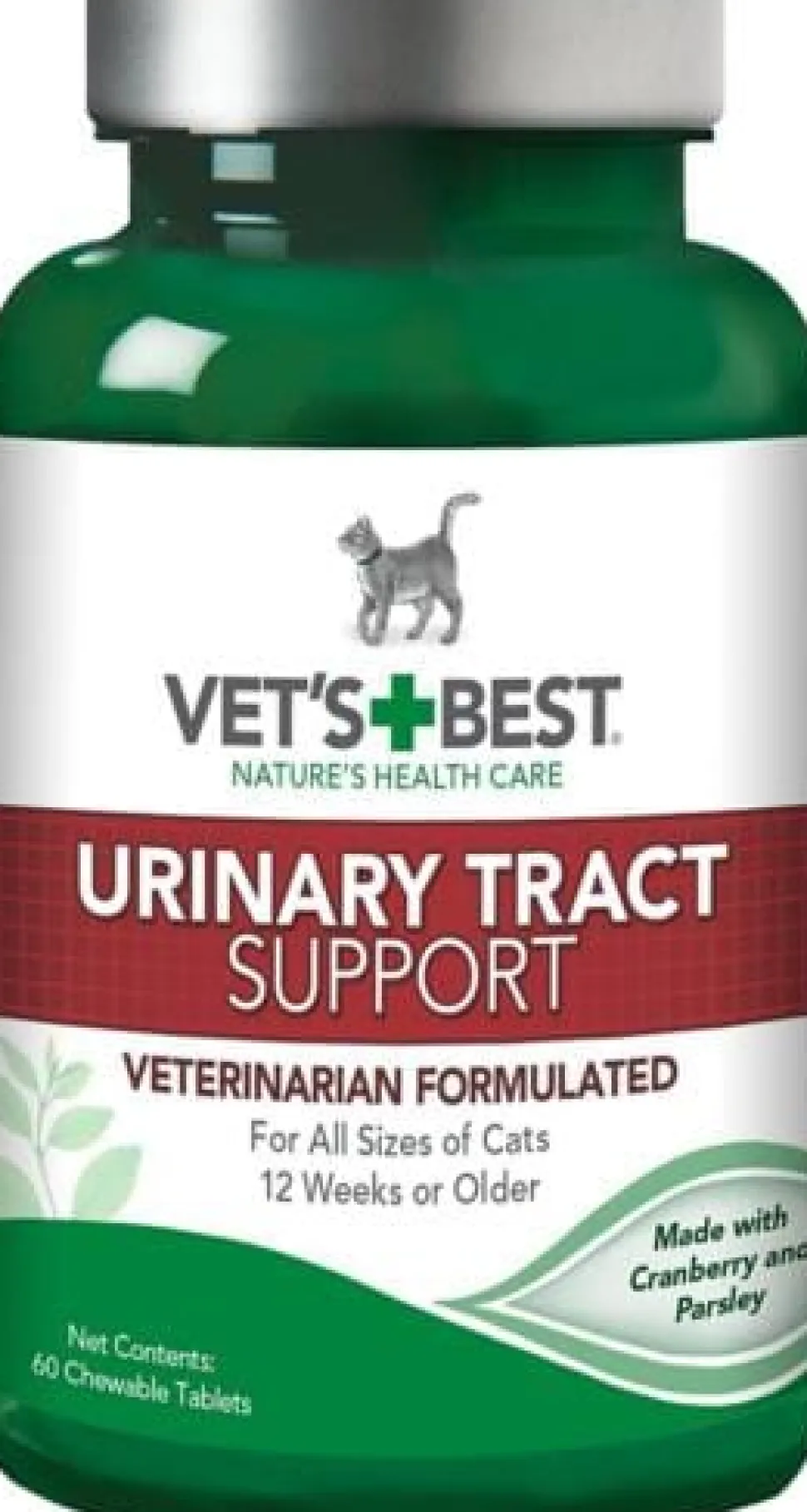 Vet's Best No FUS Feline Urinary Support Cat Supplements - 60 Tablets