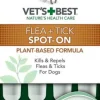 Vet's Best Plant Based Flea and Tick Spot-On Treatment Drops for Dogs - 1.6 ml - Small - 4 Count