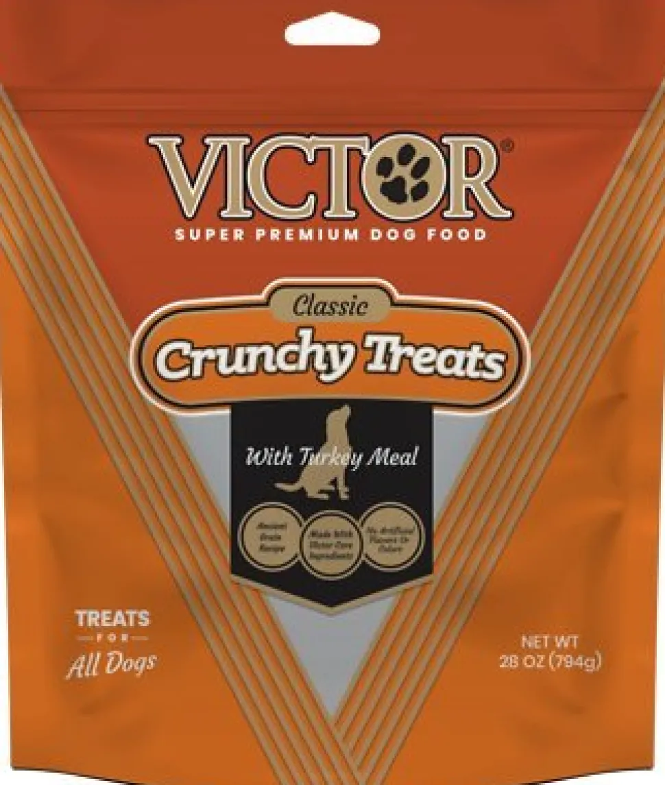 Victor Crunchy Dog Treats with Turkey - 28 oz