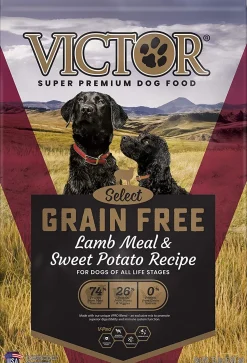 Victor Grain Free Lamb Meal Dry Dog Food - 15 lb Bag
