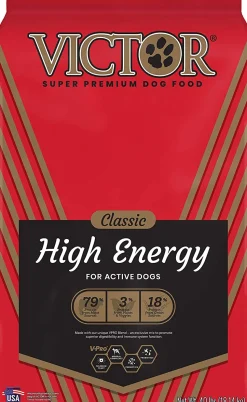 Victor High Energy Formula Dry Dog Food - 40 lb Bag