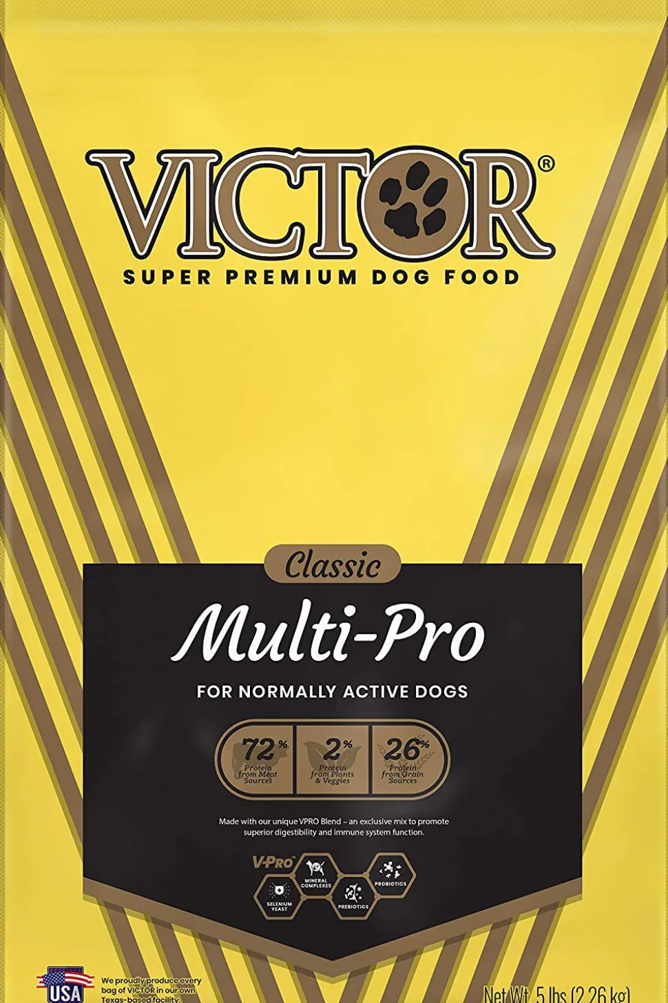 Victor Multi-Pro Formula Dry Dog Food - 5 lb Bag
