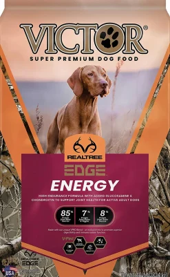 Victor Realtree Edge Energy Dry Dog Food - 40 lb Bag