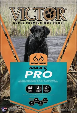 Victor Realtree Max-5 Pro Dry Dog Food - 15 lb Bag