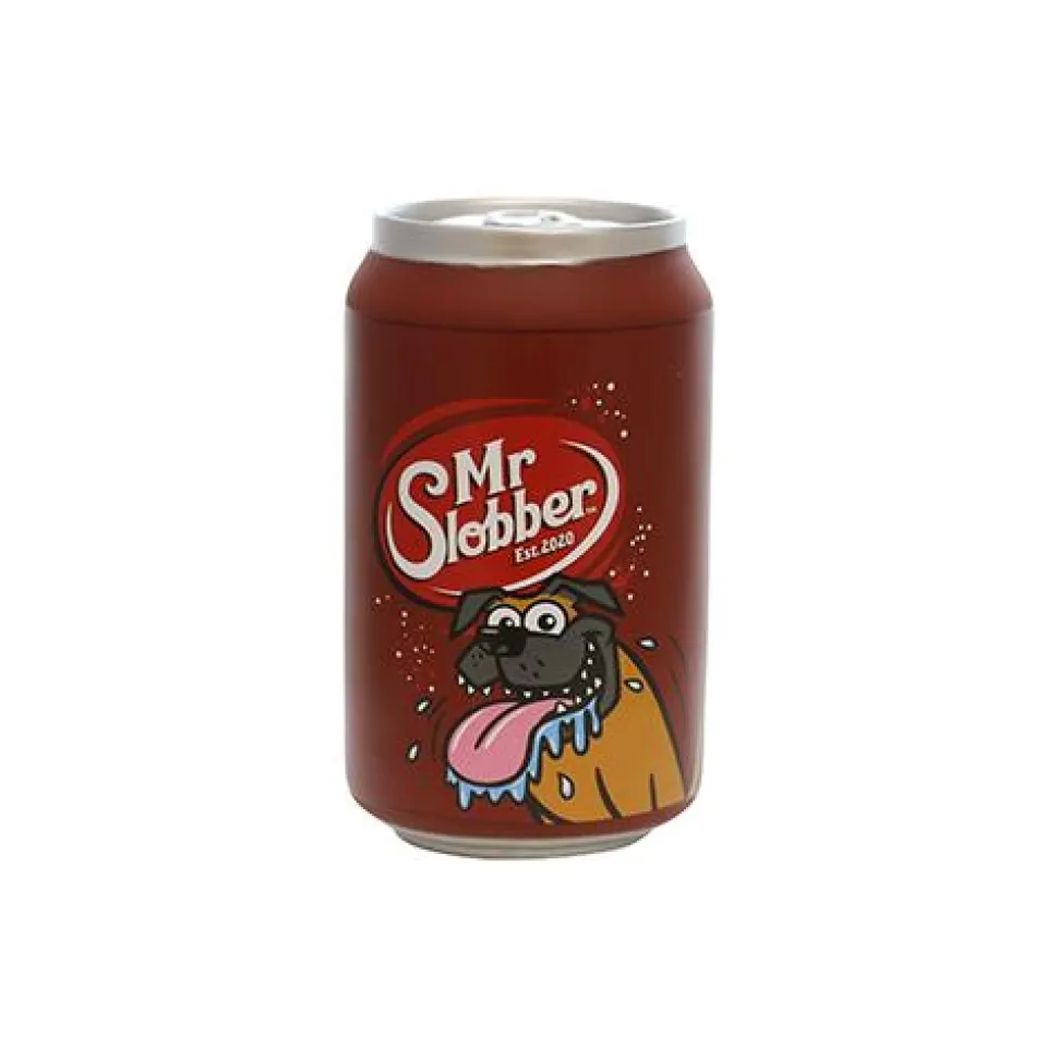 VIP Pet Products Silly Squeakers Mr. Slobber Soda Can Squeak and Chew Dog Toy