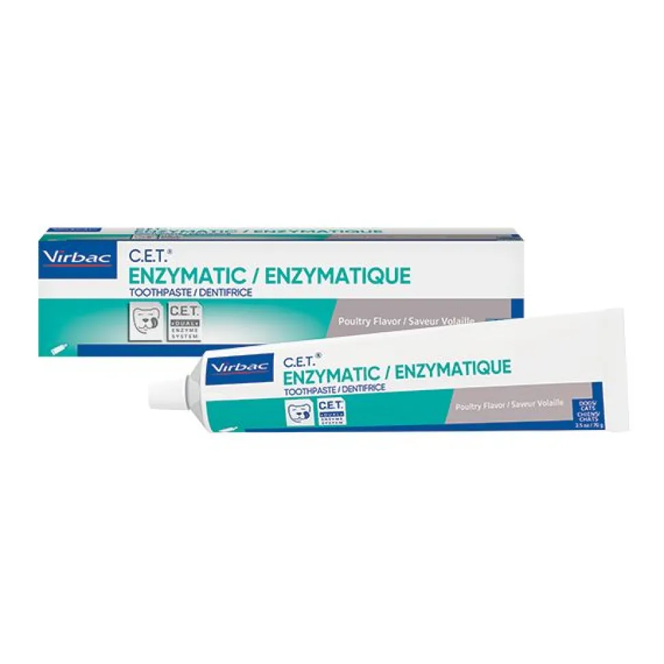 Virbac C.E.T. Enzymatic Pet Toothpaste Vanilla Mint Flavor for Dogs and Cats